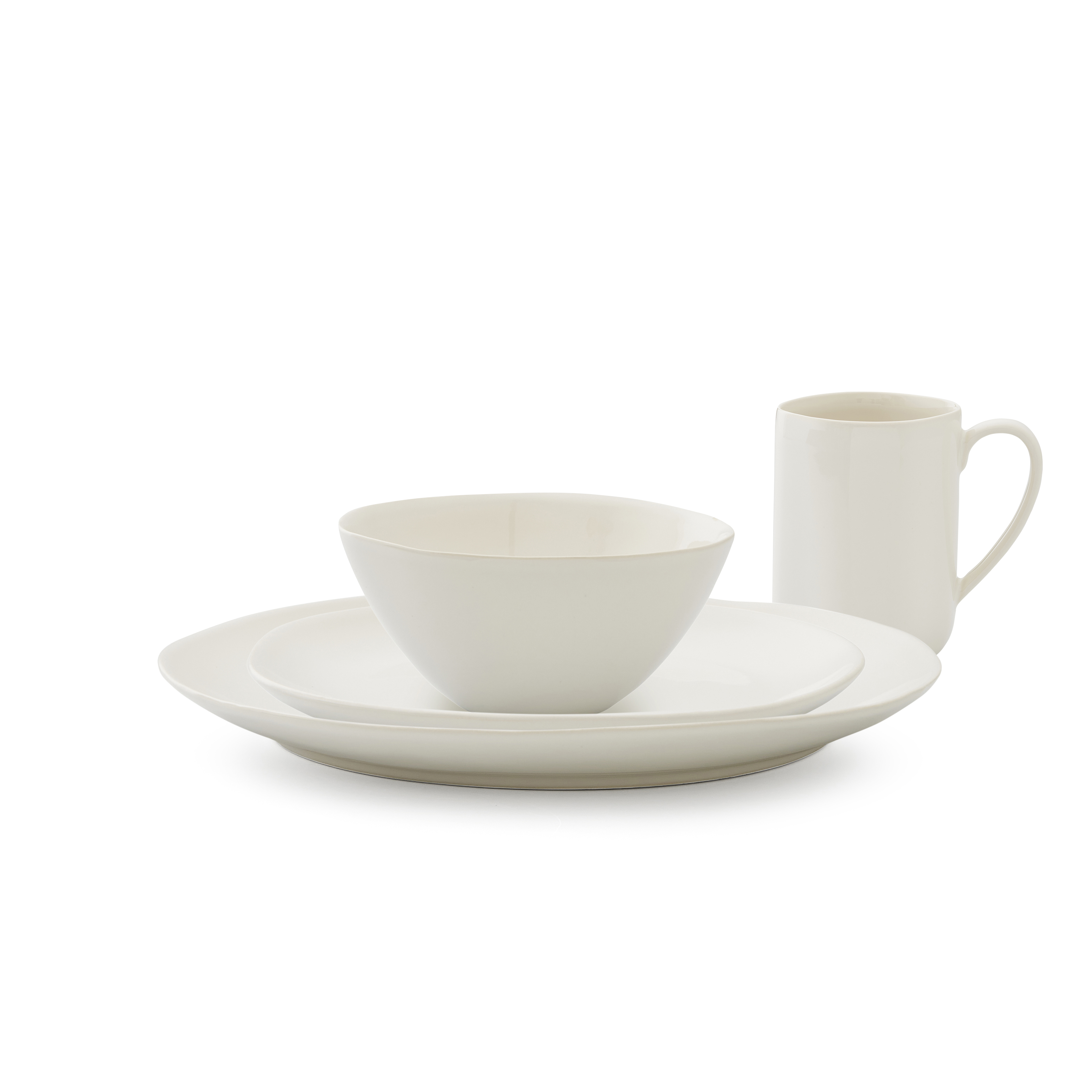 Sophie Conran Arbor 4 Piece Place Setting- Creamy White image number null